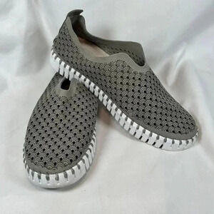 Ilse Jacobsen Tulip Size US 6 or EU 36 Shoe Gray Color Slip On Casual Sneaker